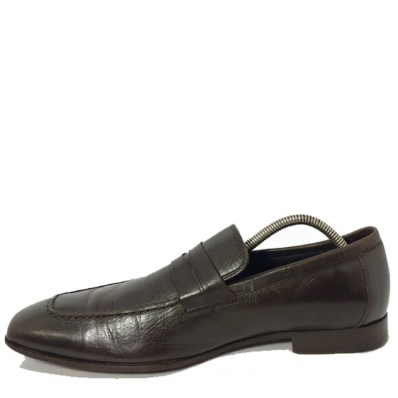 Donald Pliner Italy Dark Brown Penny Loafer 9.5M